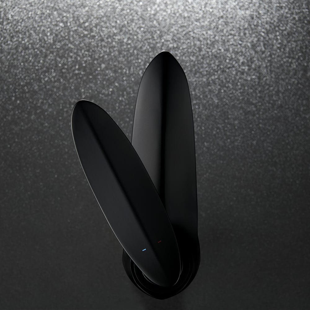 Black Brass Single Handle 1-Hole Sink Faucet window image