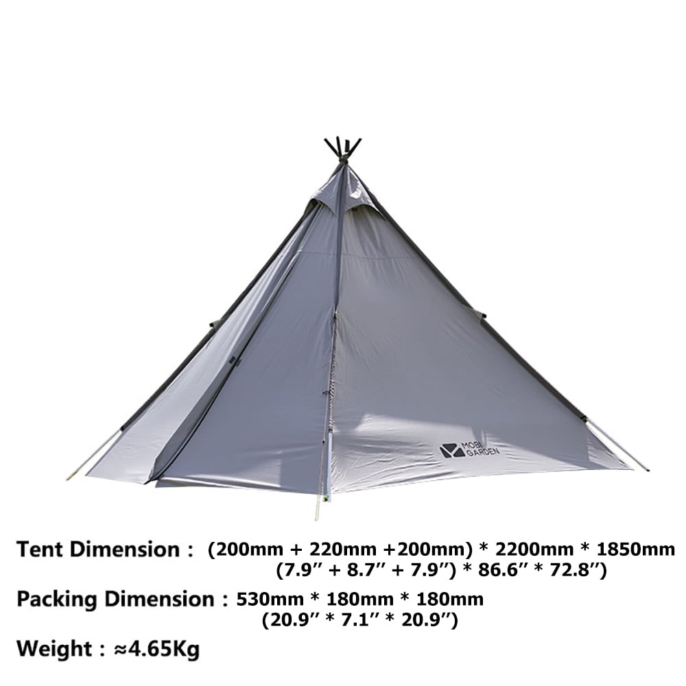 Villa Twilight Tower A 2 person Tent with Double Door Design window image