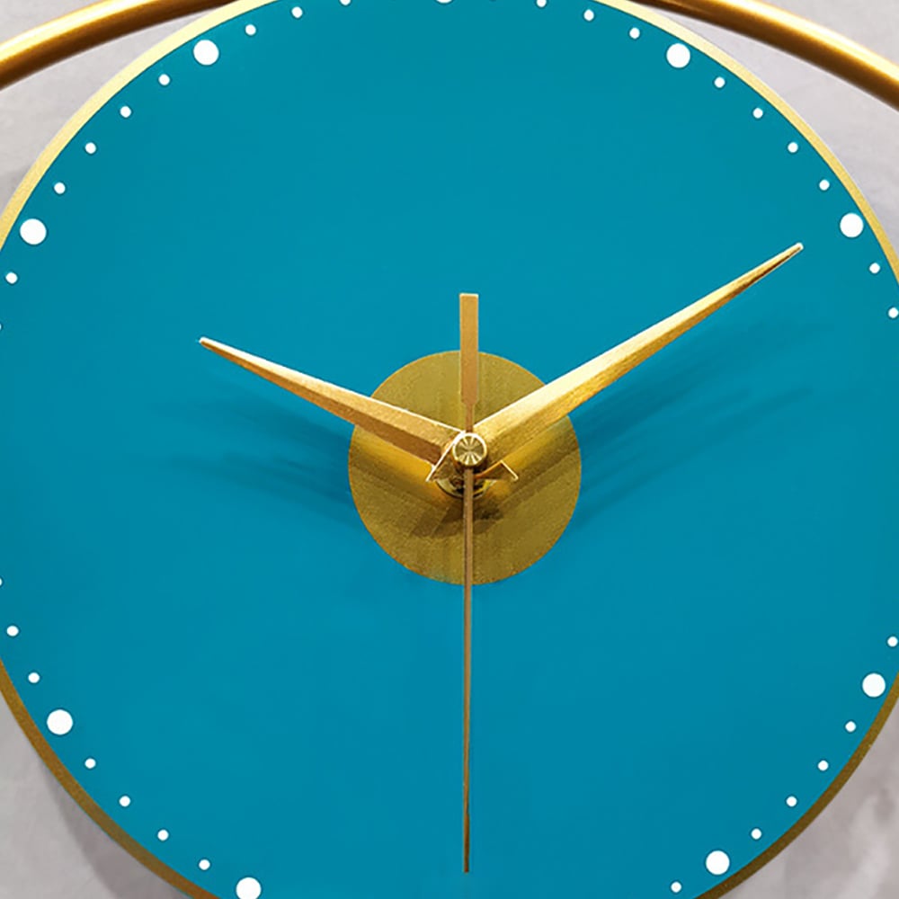 Modern Pastoral Style Forest Landscape Oversized Wall Clock window image