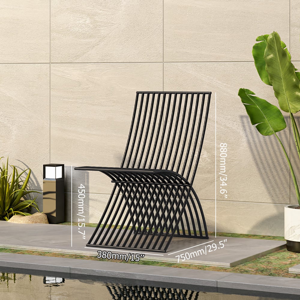 5-Pieces Metal Folding Outdoor Dining Unit with Chair and Rectangle Table window image