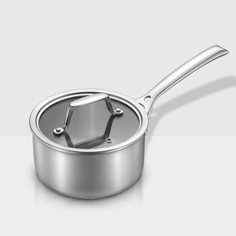 3-ply Stainless Steel Saucepan with Lid window image