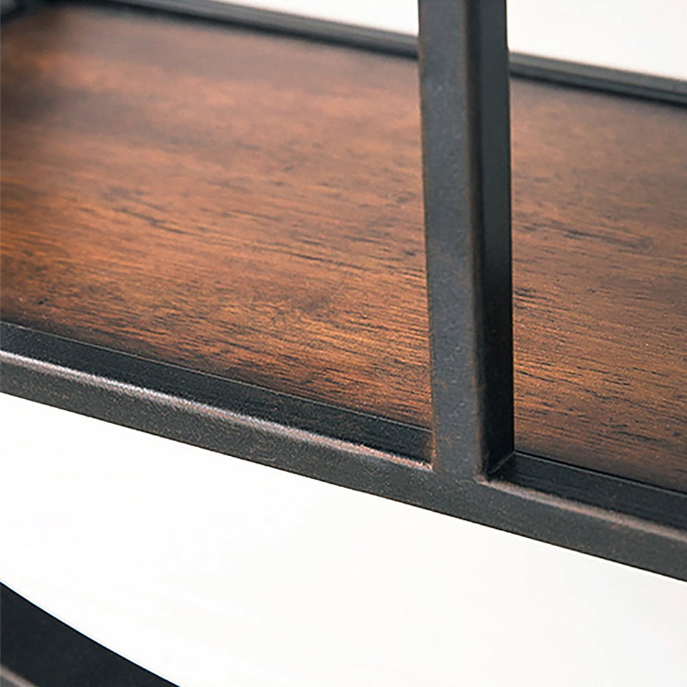 Metal Floating Shelves Chinese Style Pipa-Shaped Shelf window image