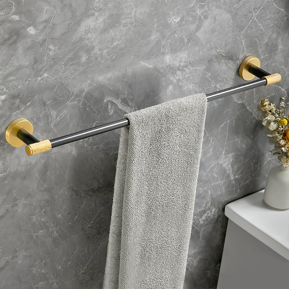 Wall Mounted Towel Rail Modern Bathroom Towel Stand window image