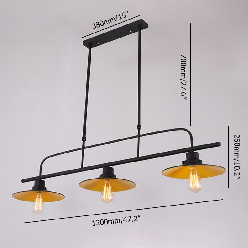 Retro Industrial Restaurant Bar Pendant Light window image