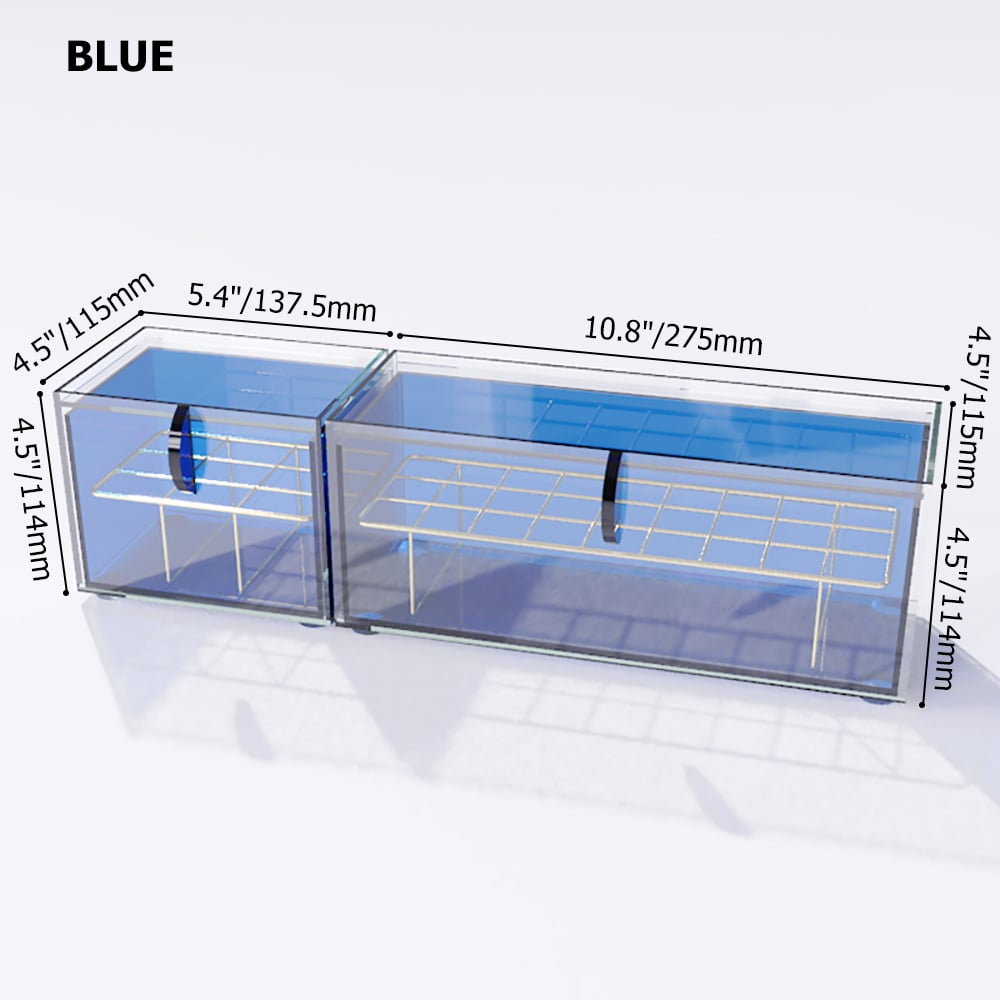 Acrylic Space-Saving Lipstick Holder with Lid Dustproof Lipgloss Home window image