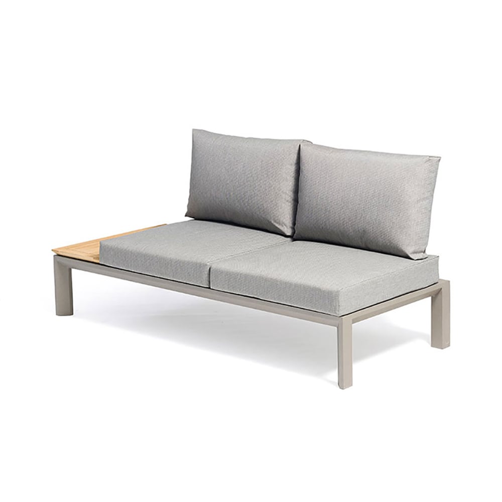 4-Pieces Outdoor Sectional Set with Build-in Side Table and Coffee Table window image