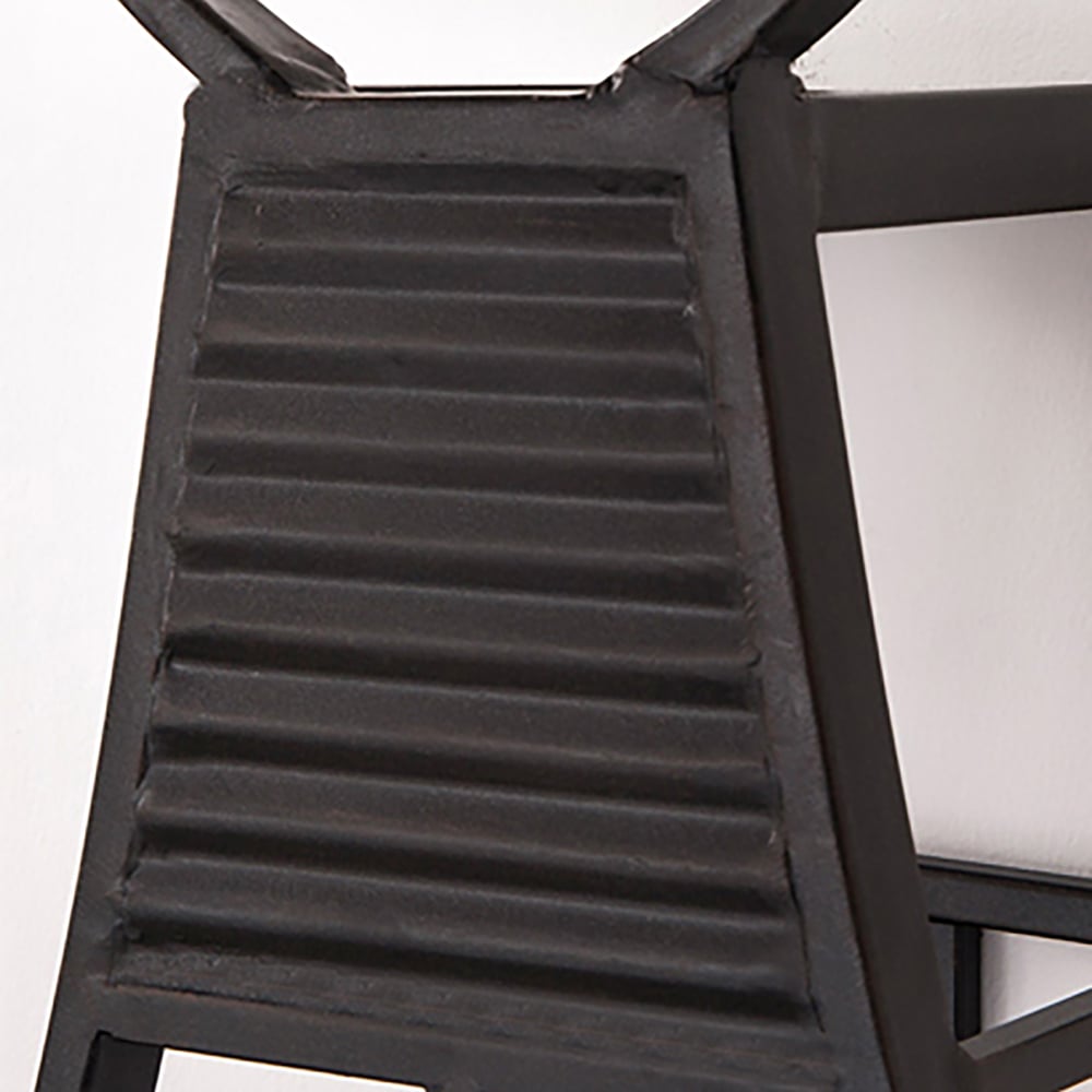 Metal Floating Shelves Chinese Style Pipa-Shaped Shelf window image