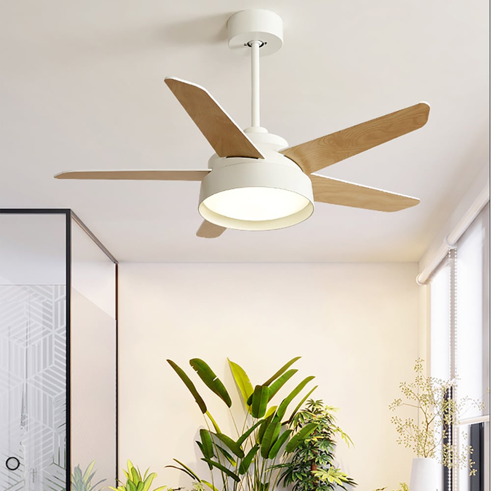 Ceiling Fan Simple And Modern Nordic  window image