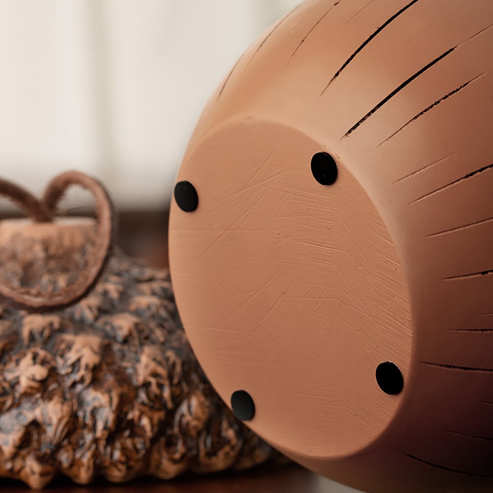 Farmhouse Decor Acorn Tissue Box Desk Paper Organizer window image