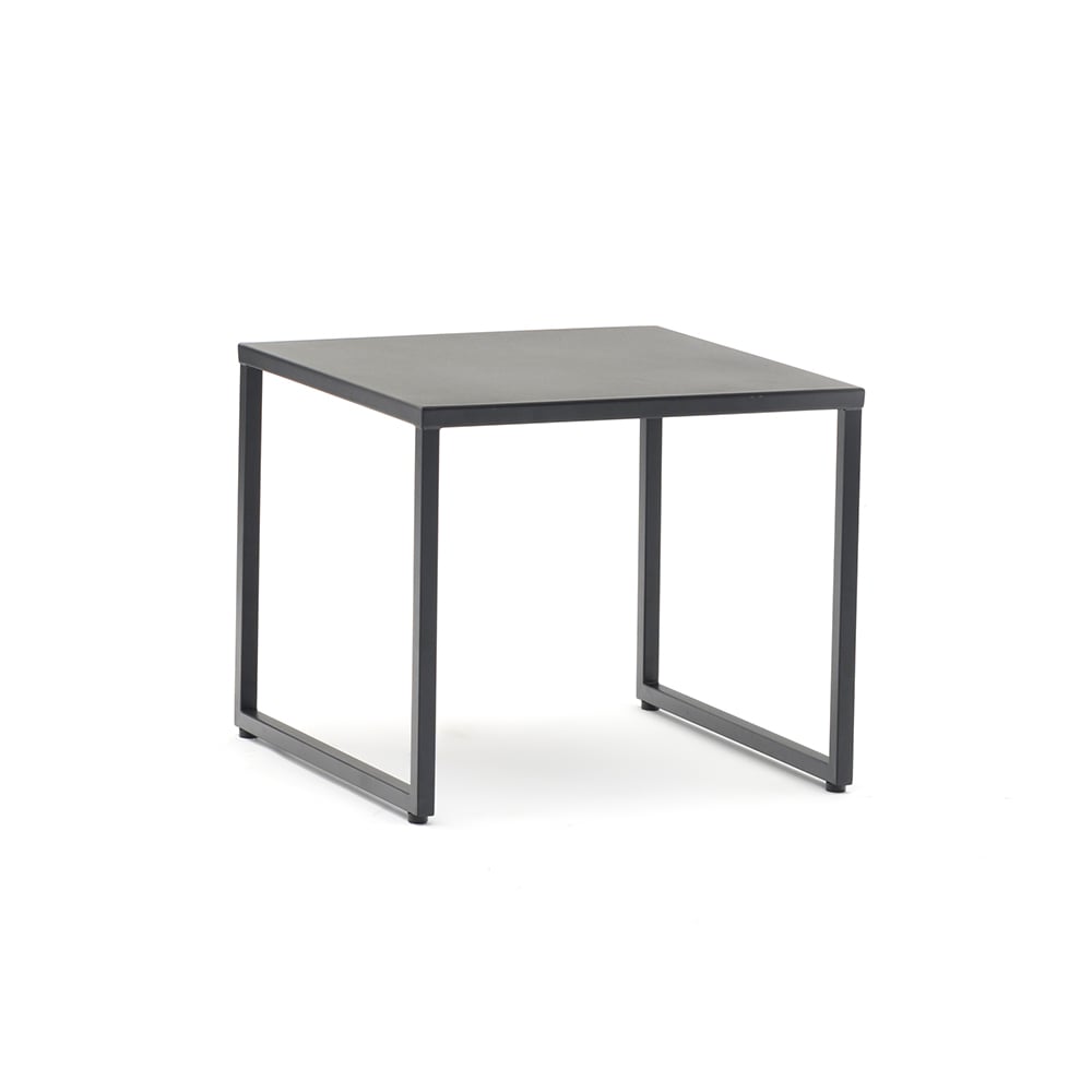5-Pieces Polyester Outdoor Conversation Set with Aluminum Frame and Group Tables window image