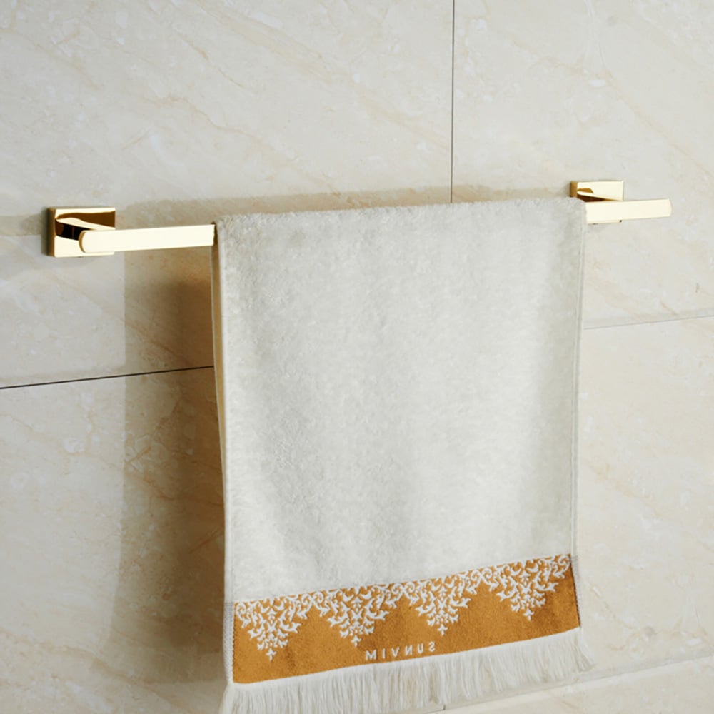 1-Bar Bathroom Golden Towel Rail Wall Mounted Towel Rail in Copper window image