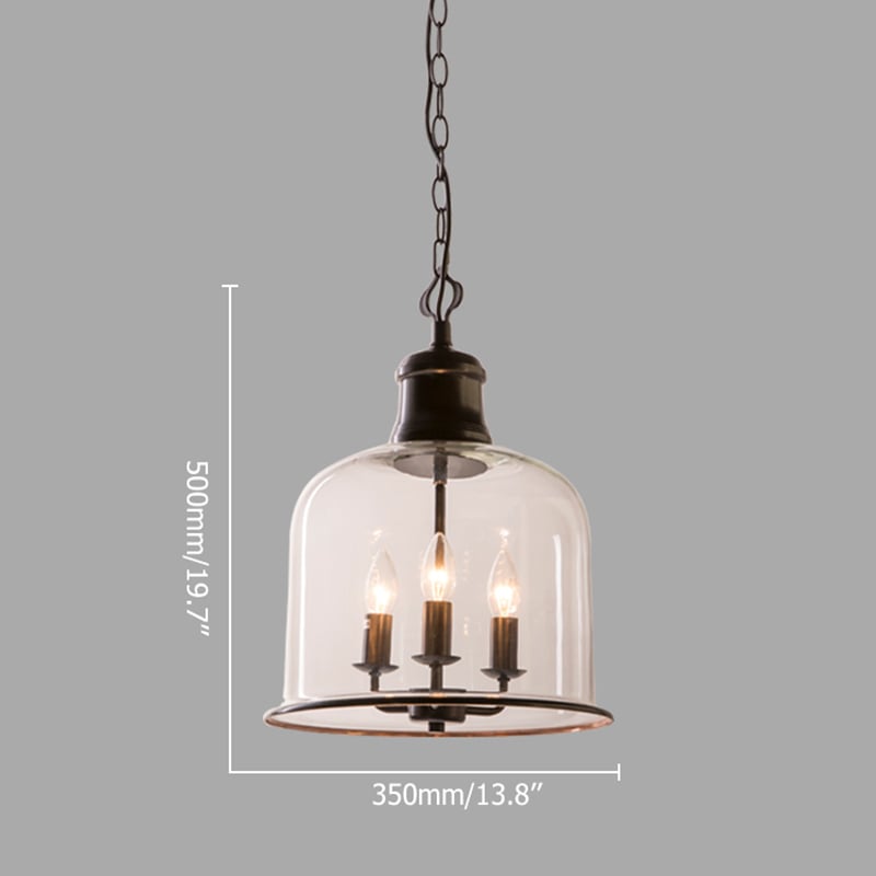 Retro Simple Transparent Glass Personalized Lamp window image