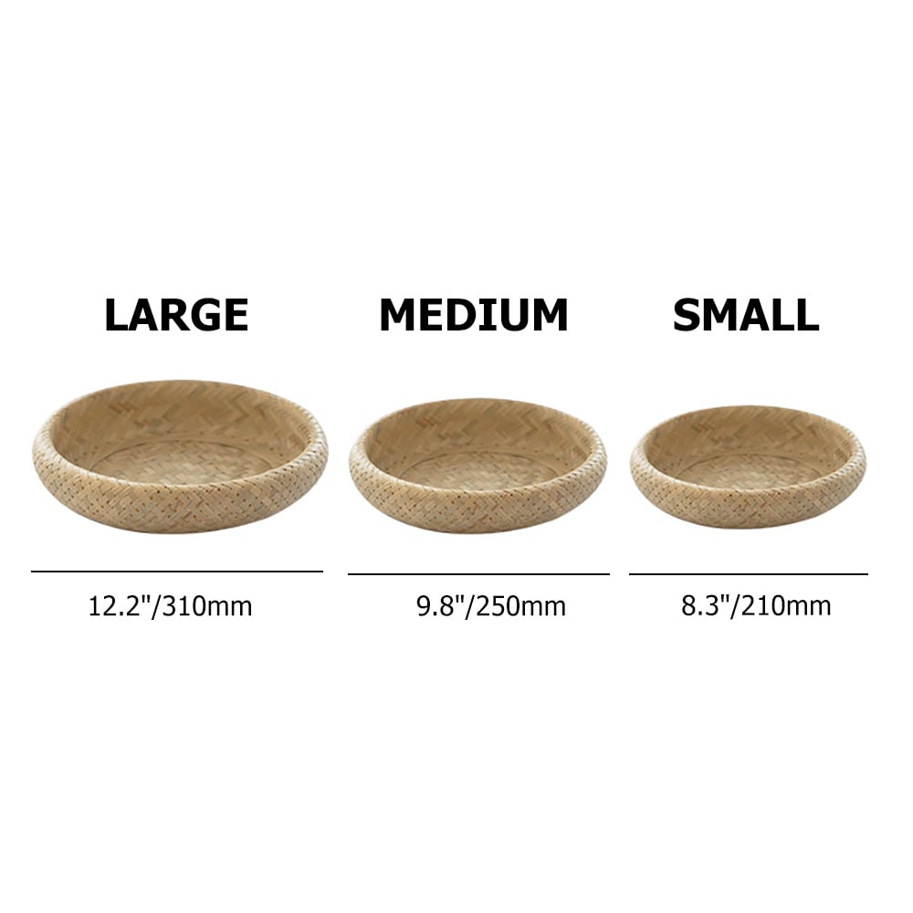 Rustic Modern Straw-Plaited Desk Organizer in Bamboo window image