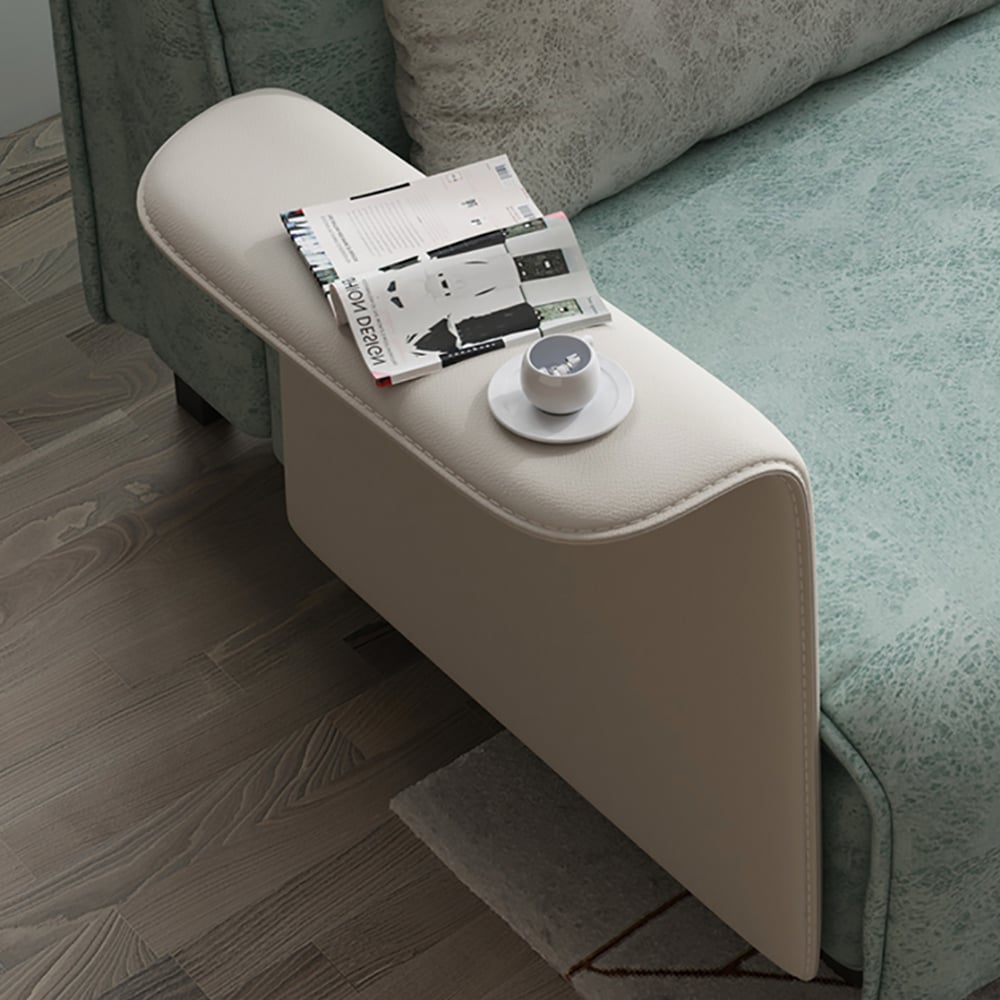 Modern 2 Seat Convertible Sofa Bed Leath-aire Full Sleeper Sofa window image