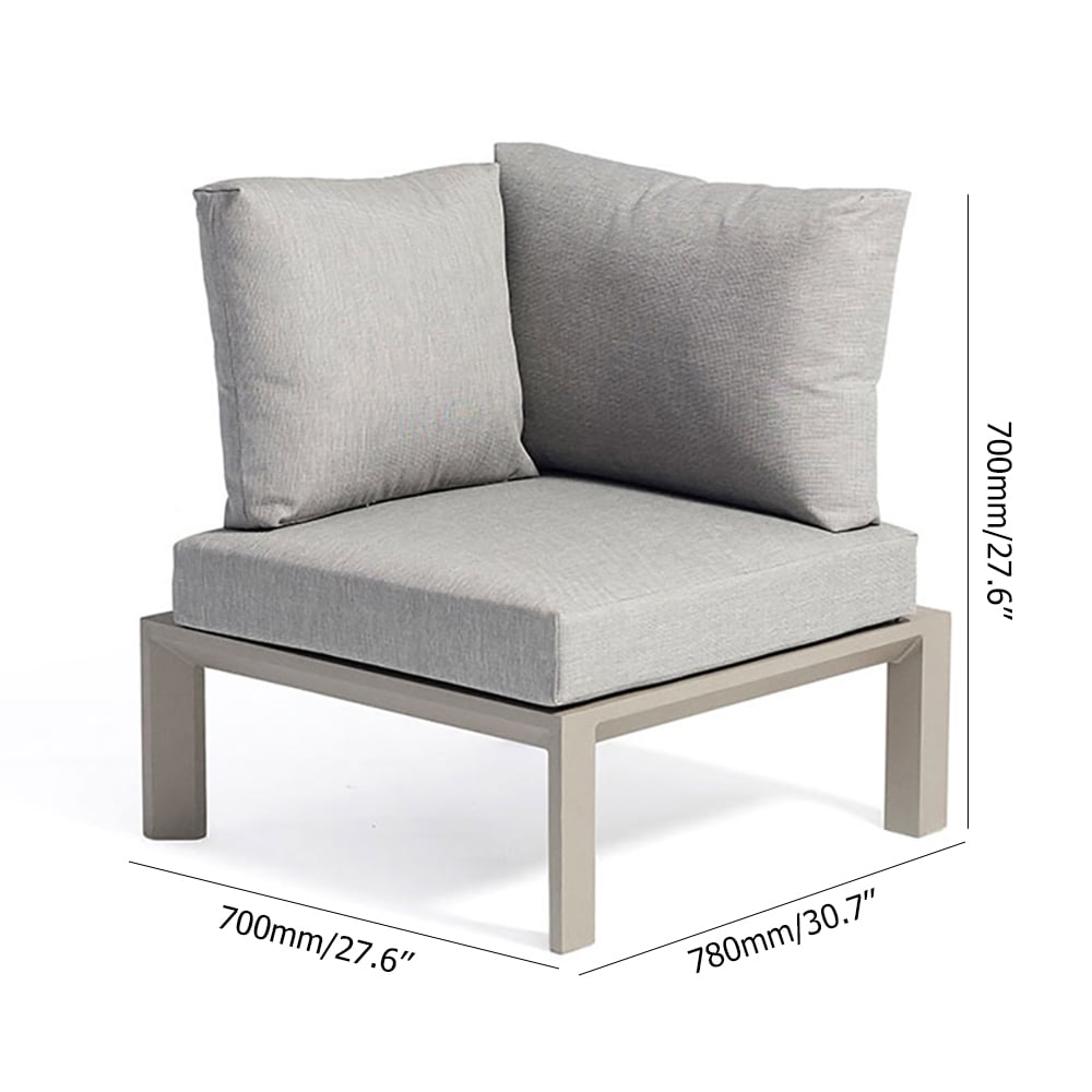 4-Pieces Outdoor Sectional Set with Build-in Side Table and Coffee Table window image