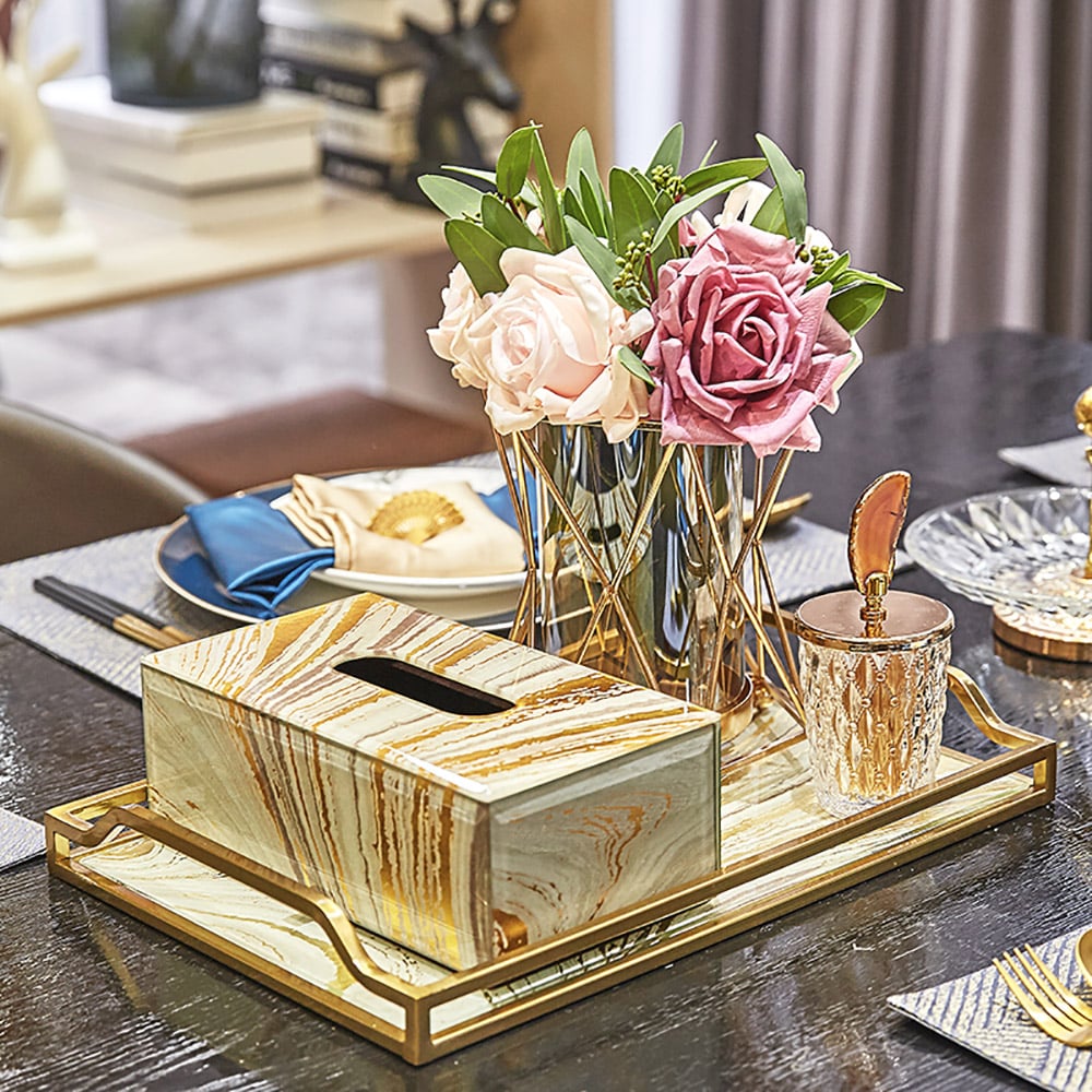 Luxury Tray for Entryway in Metal window image