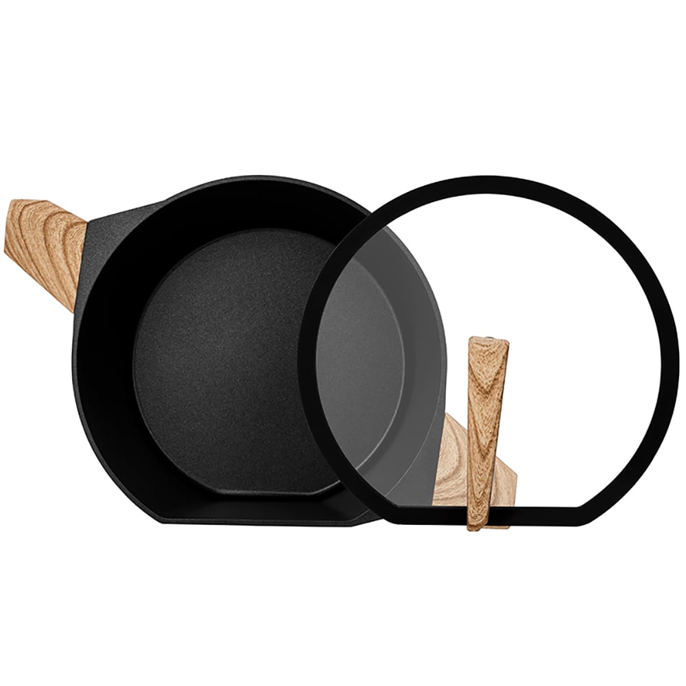 Aluminium soeppan met antiaanbaklaag verticale soeppan Vensterafbeelding