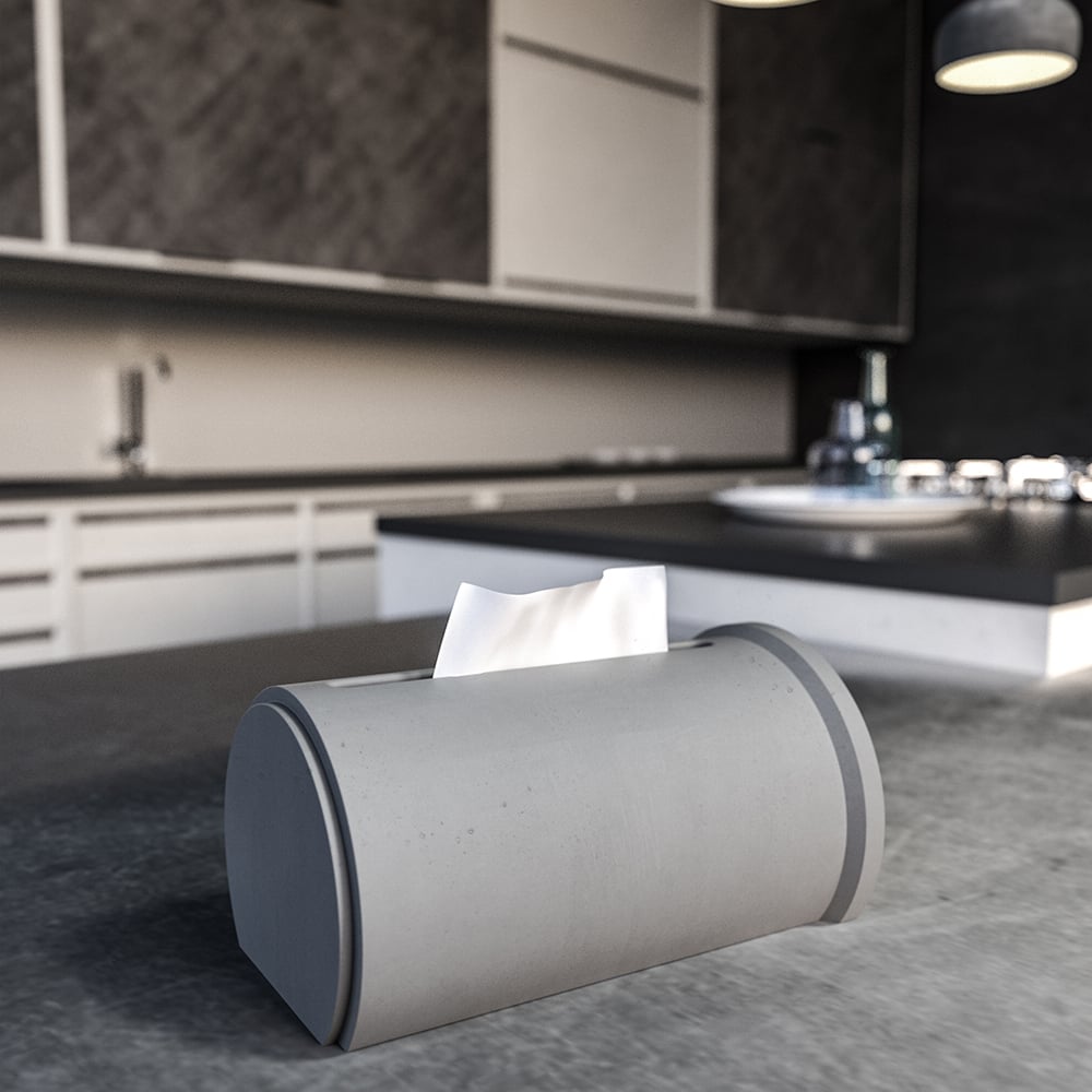 Industrial Pipeline Tissue Box Desktop tissue Cover window image