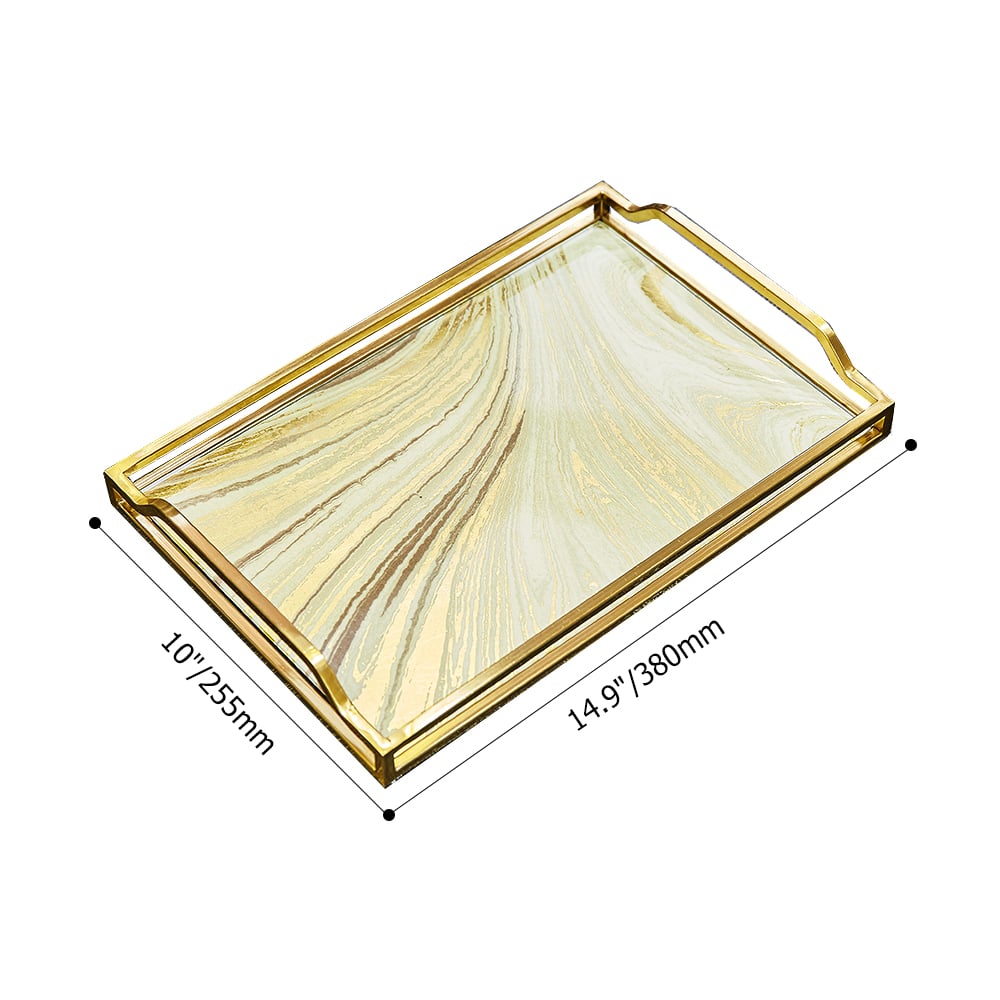 Luxury Tray for Entryway in Metal window image