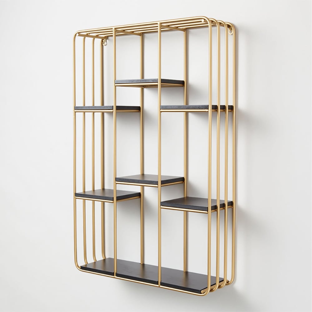 Modern Wall Shelving in Gold&Black window image