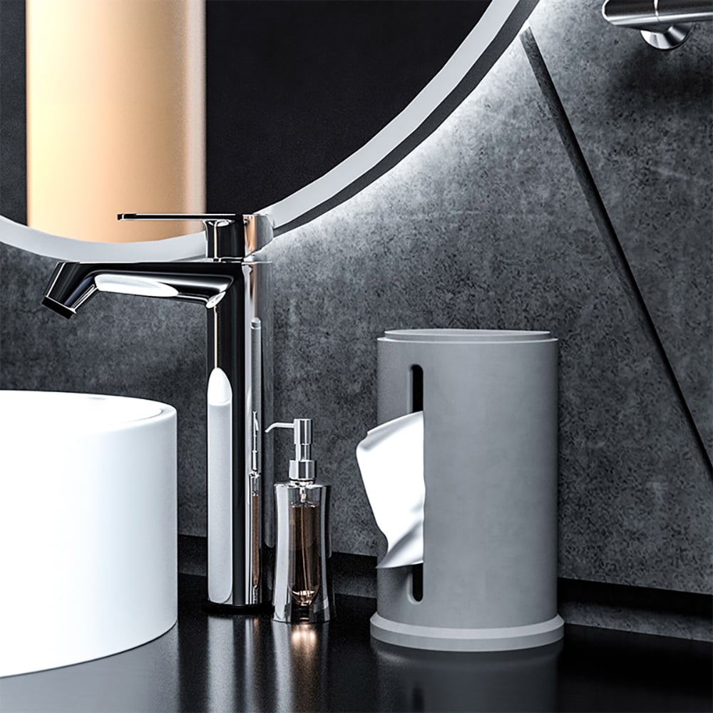 Industrial Pipeline Tissue Box Desktop tissue Cover window image