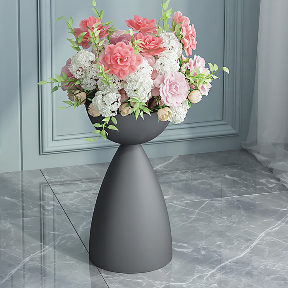 Pot de fleurs d'intérieur pour balcon Nordic Plant Stand en métal image de fenêtre