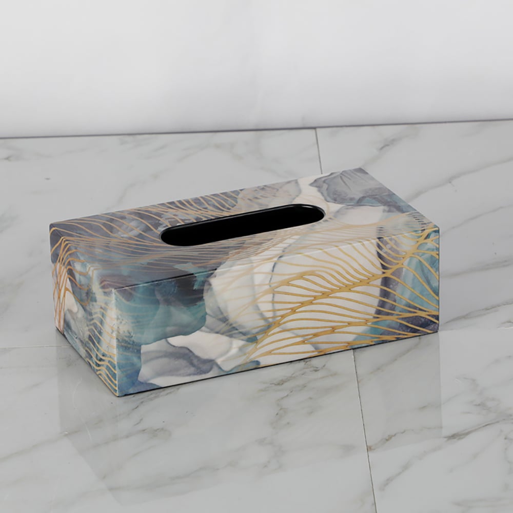 Moderne rechthoekige tissuedoos Decor Tissue Cover Vensterafbeelding