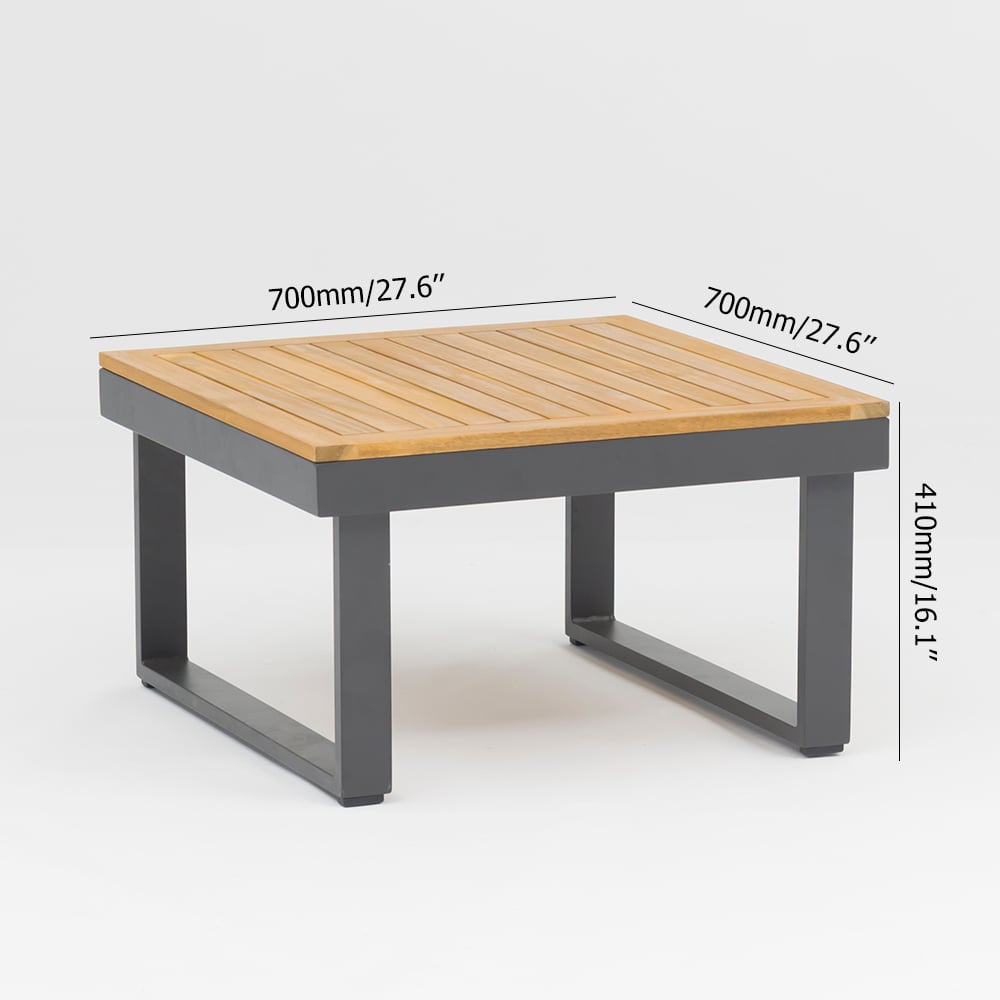 3-Pieces Sectional Outdoor Sofa Set with Build-in Side Table and Square End Table window image