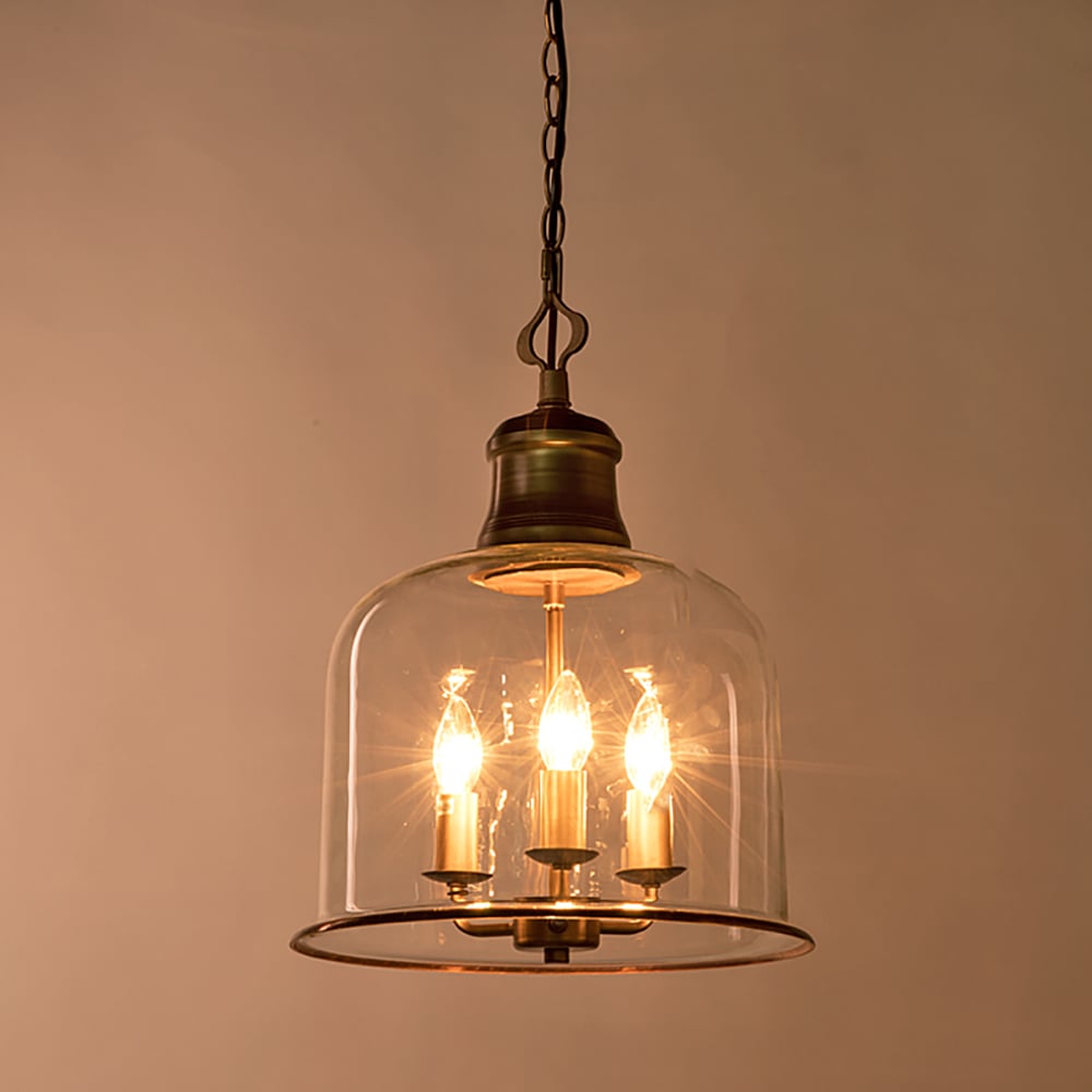 Retro Simple Transparent Glass Personalized Lamp window image