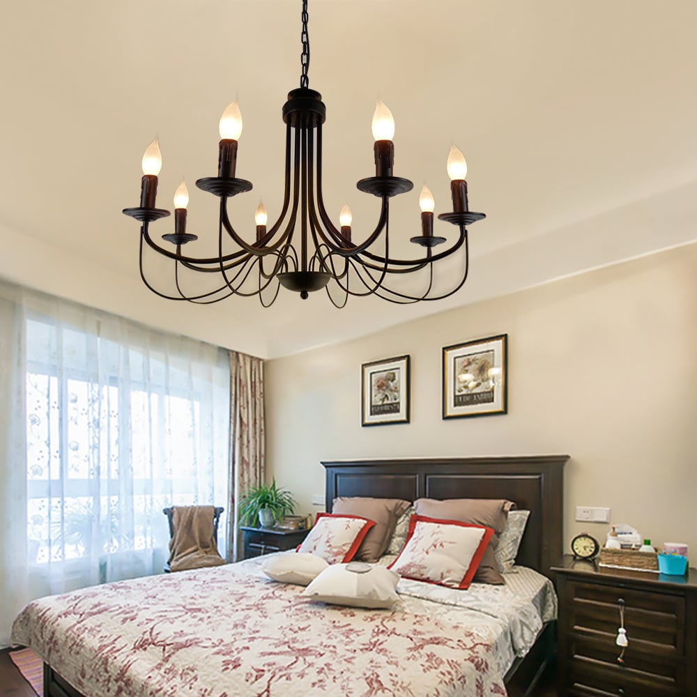 Light Candle Style Empire Chandelier window image