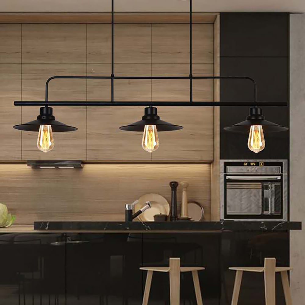 Retro Industrial Restaurant Bar Pendant Light window image