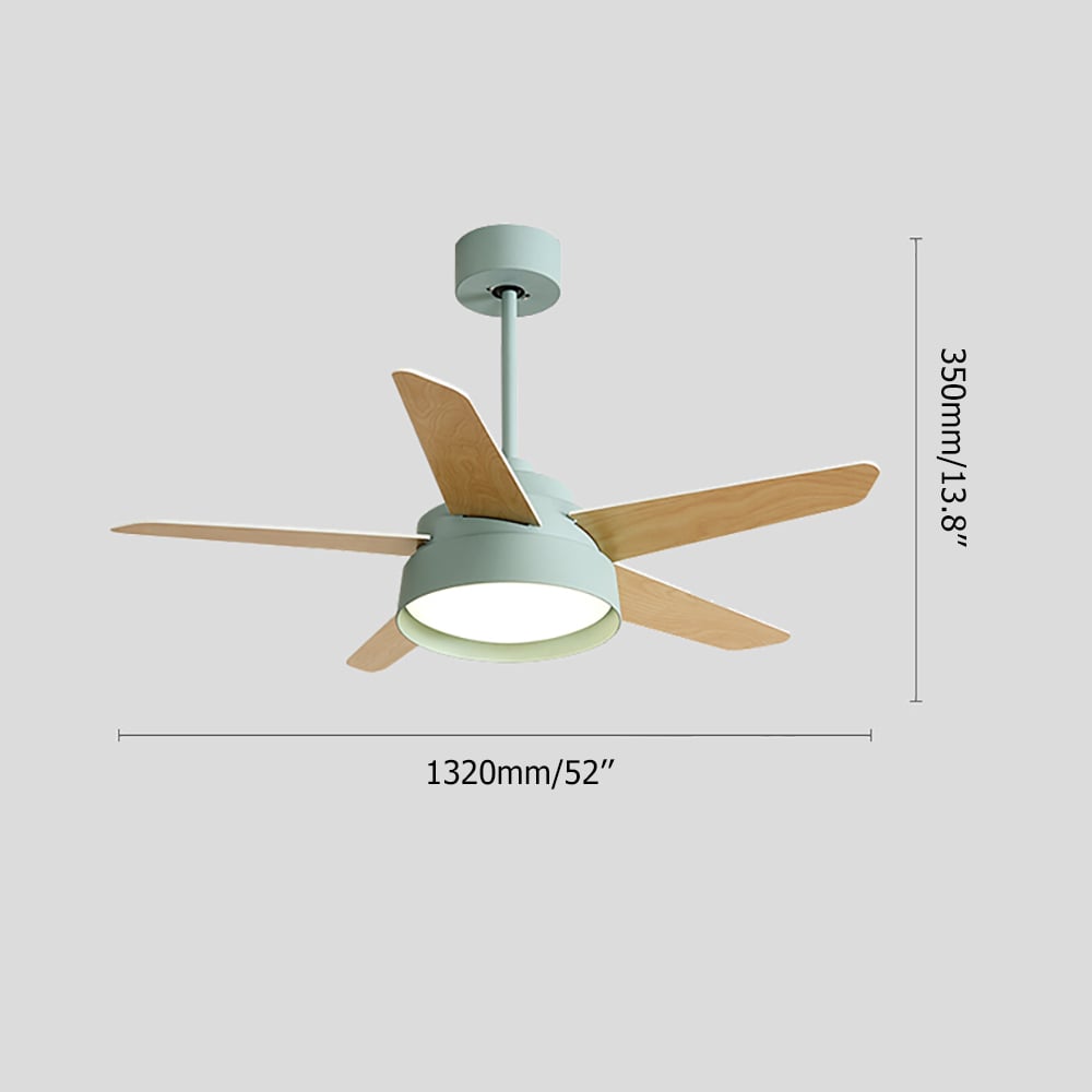 Ceiling Fan Simple And Modern Nordic  window image