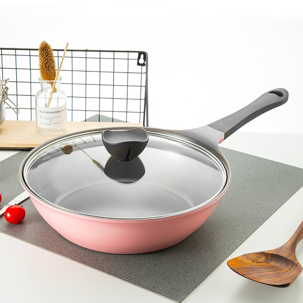 Aluminum Nonstick Wok Nonstick Stir Fry Pan  window image