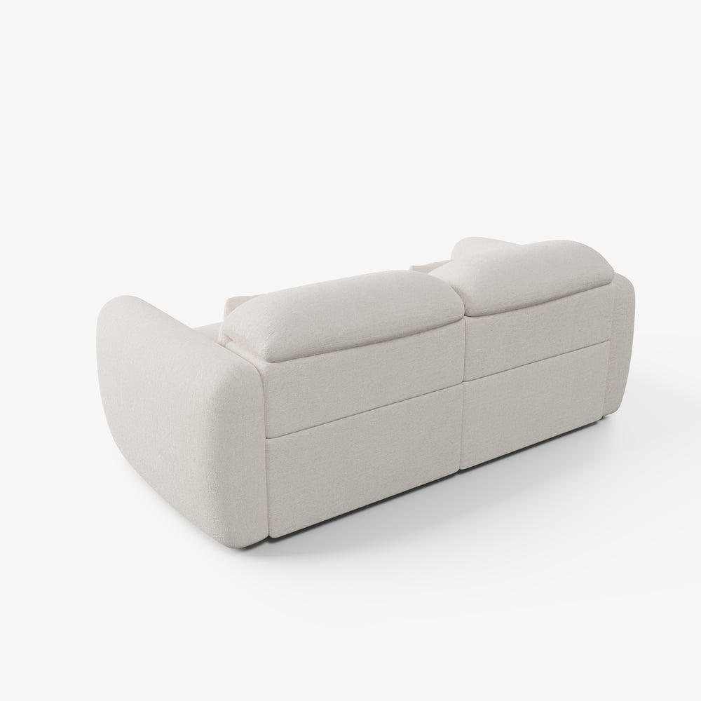 227cm 2-Seater Chenille Zero Gravity Power Reclining Sofa with Pillows window image