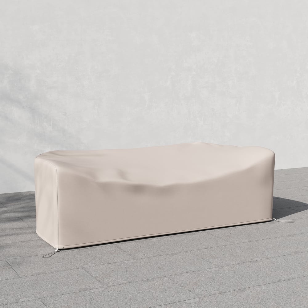 Costra Outdoor 600D Tough Canvas Waterproof Patio Furniture Set Covers in Ivory window image