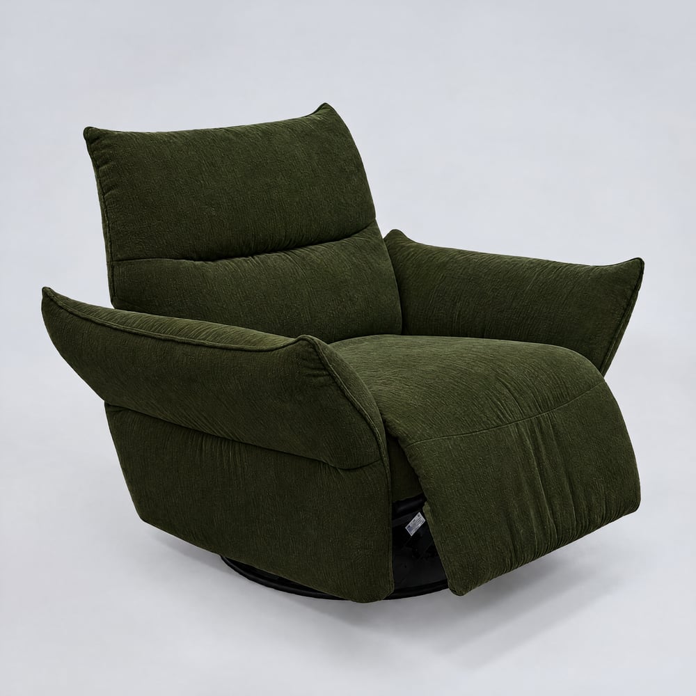 Florvia Chenille Dual-Motor Reclining Lounge Chair window image