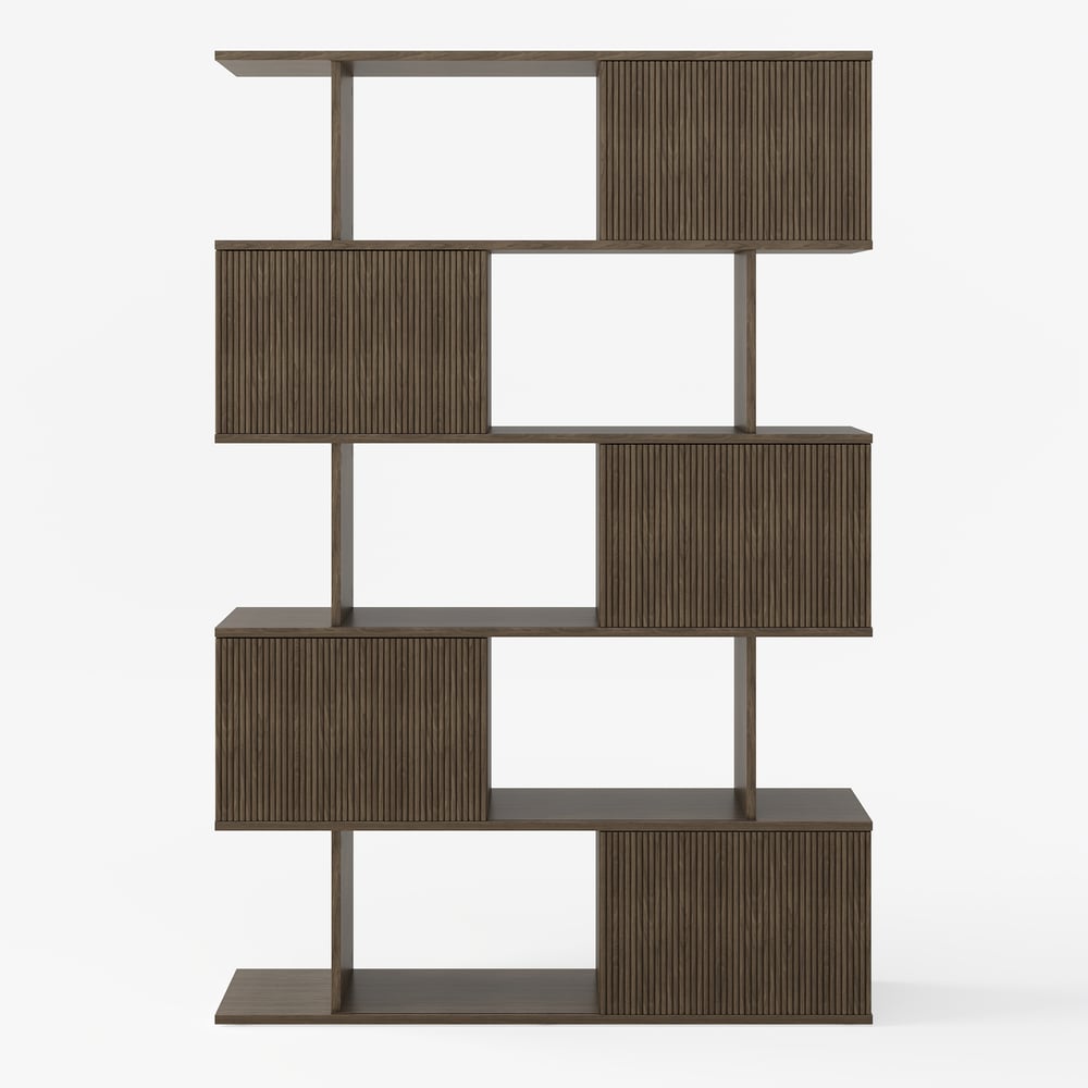 73" Sliding Door Bookshelf window image