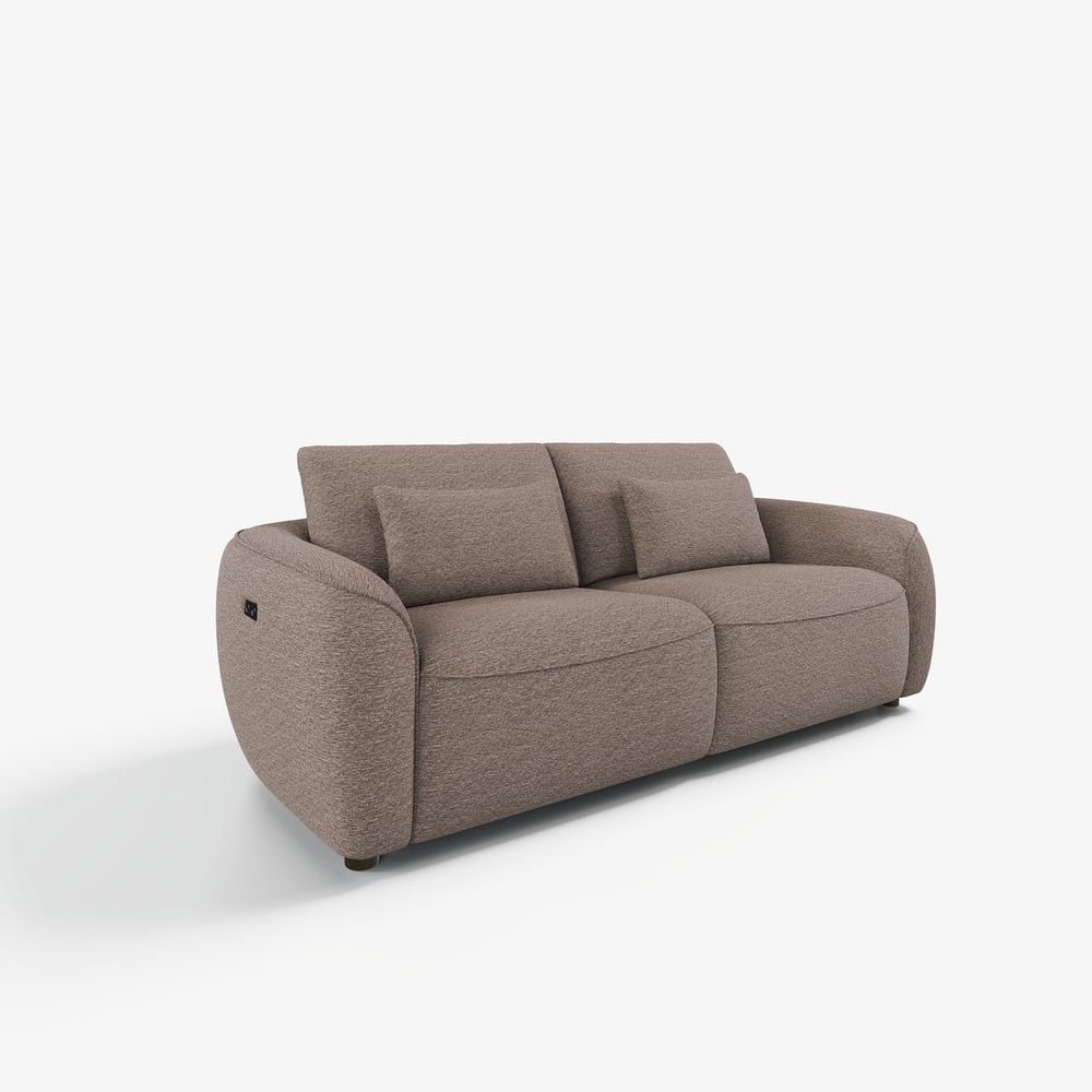 212cm 2-Seater Pet-Friendly Chenille Power Reclining Sofa with Adjustable Backrest window image