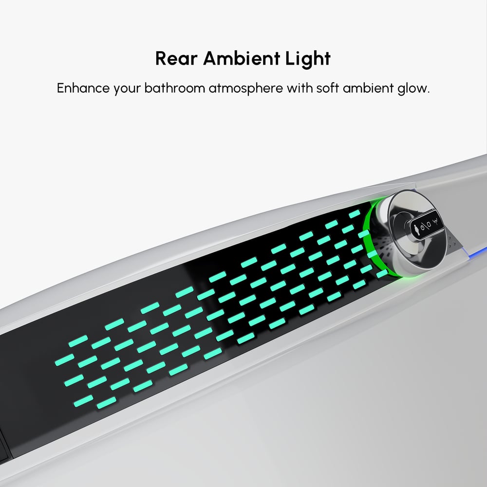 Glowin K5 Smart Bidet Toilet with Auto Open, Built-in Tank, Child Seat, cUPC ETL CEC&ADA window image