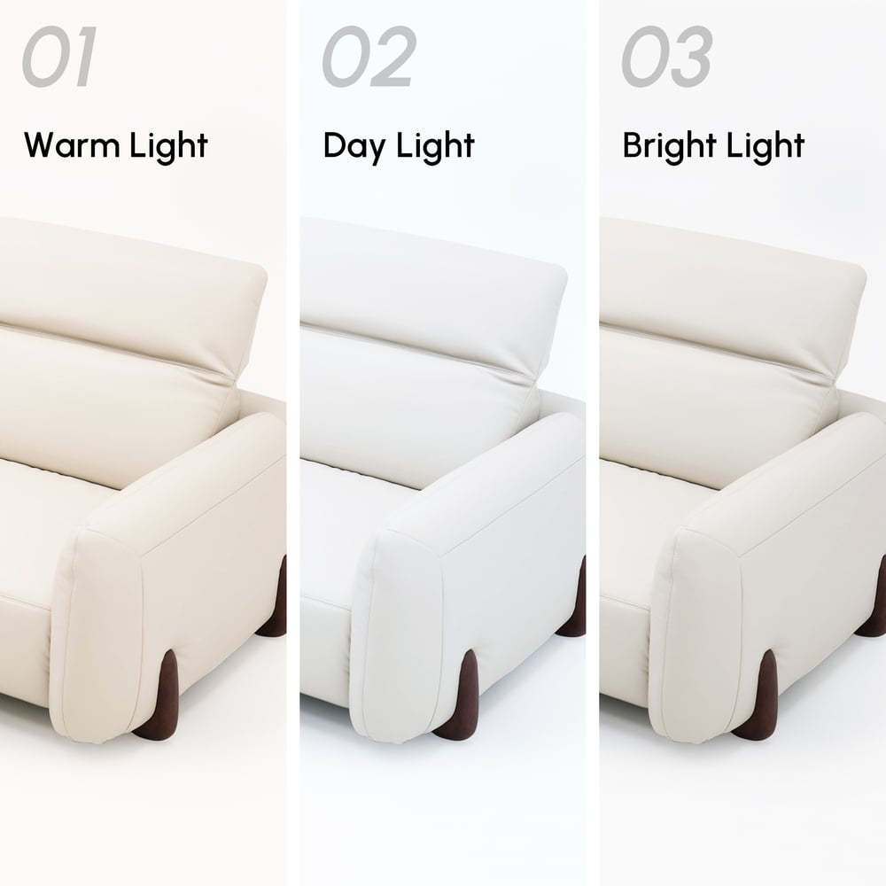 Curva 302cm Genuine Leather Power Reclining Sofa with Adjustable Headrests window image