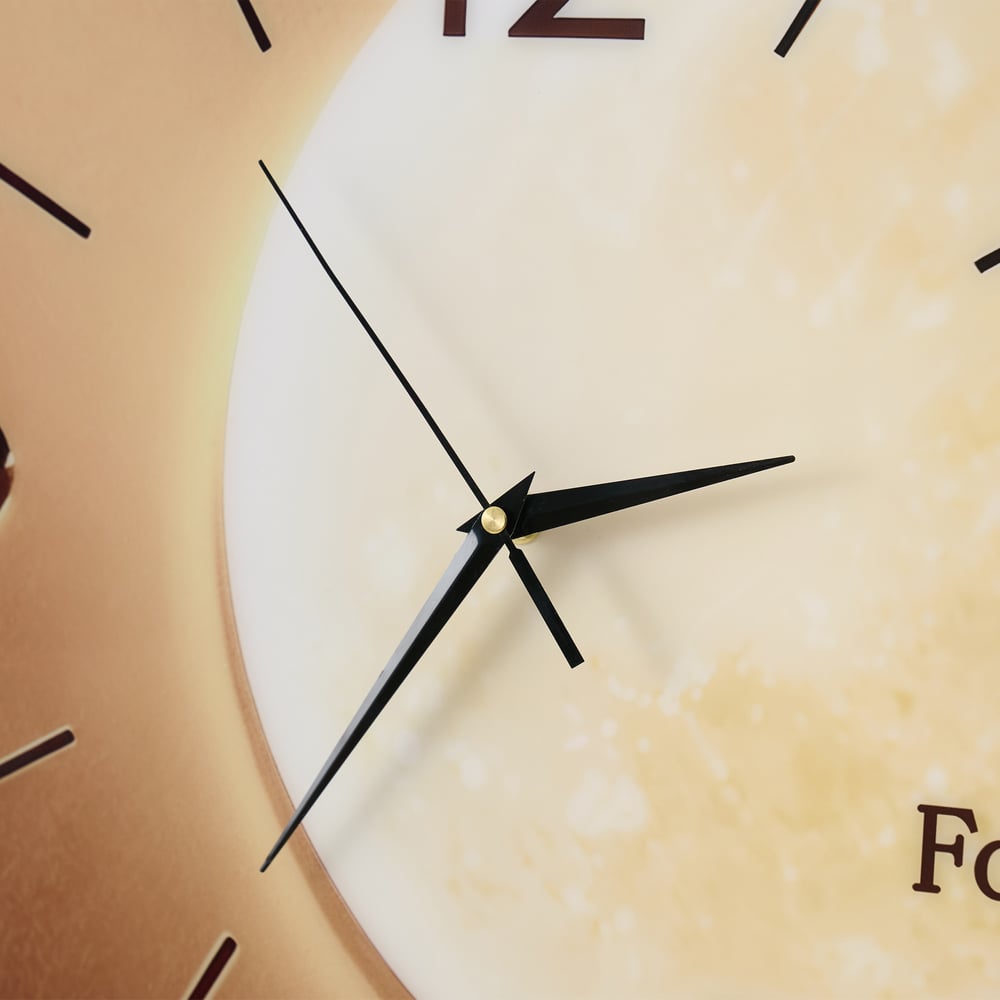 3-Piece Pebble-Shaped Battery-Operated Wall Clock with Acrylic and MDF Panels window image