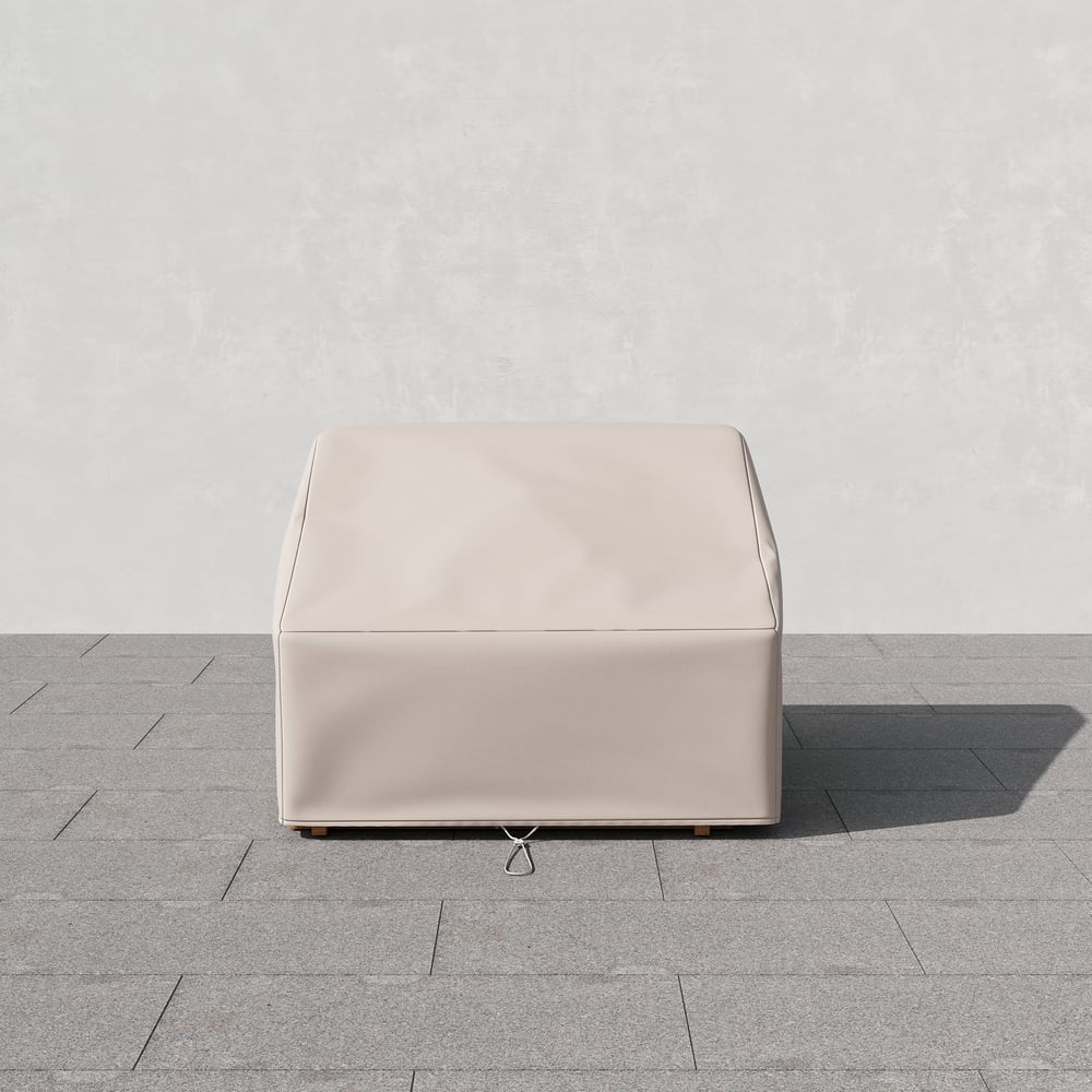 Grida Outdoor 600D Tough Canvas Waterproof Patio Furniture Set Covers in Ivory window image