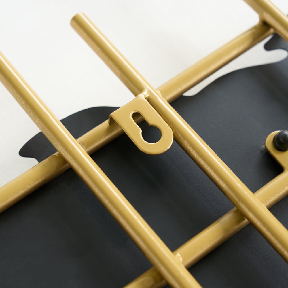 Reloj de Pared de Metal Grande de 116cm con Diseño de Mapa Decorativo Silencioso y Creativo para Sala de Estar Imagen de ventana