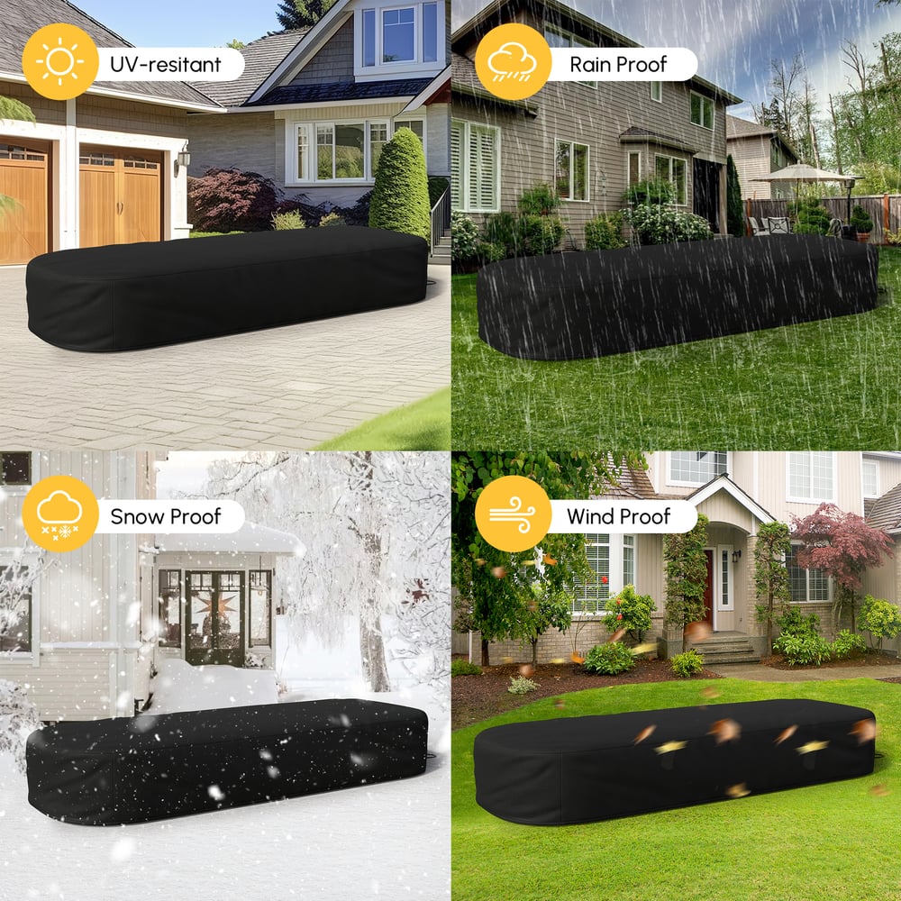 Costra 600D Tough Canvas Waterproof Outdoor Lounge Chair Cover window image