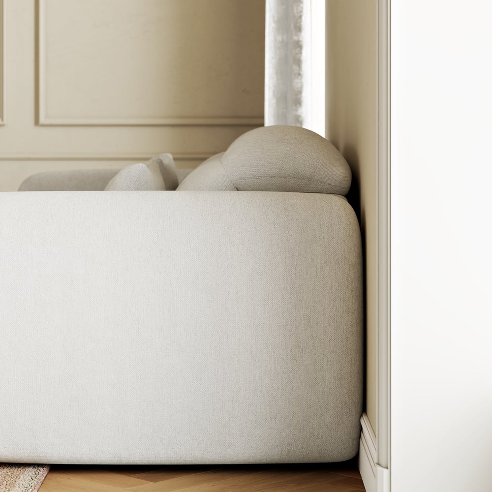 89" Chenille Electric Zero Gravity Sofa window image