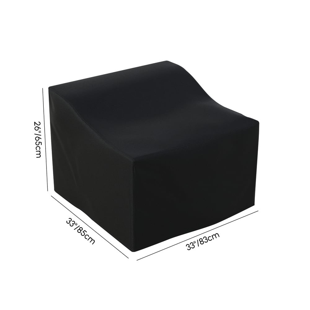 Ropipe 600D Tough Canvas Waterproof Outdoor Chair Covers weights dimensions image