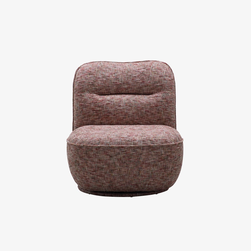 Performance Linen Swivel Slipper Accent Chair window image