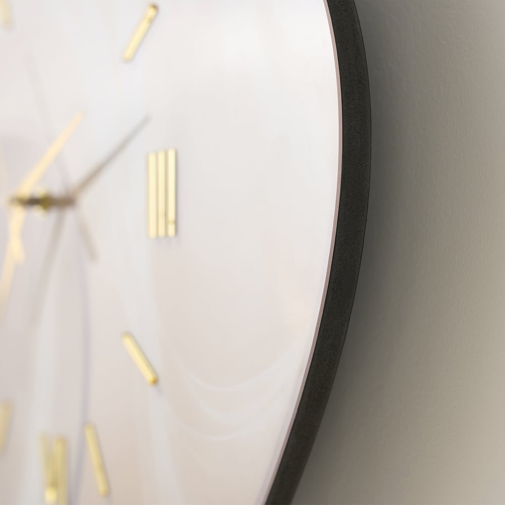 24" LED Wall Clock with Dimmable Backlight, Multiple Light Modes and Remote Control window image