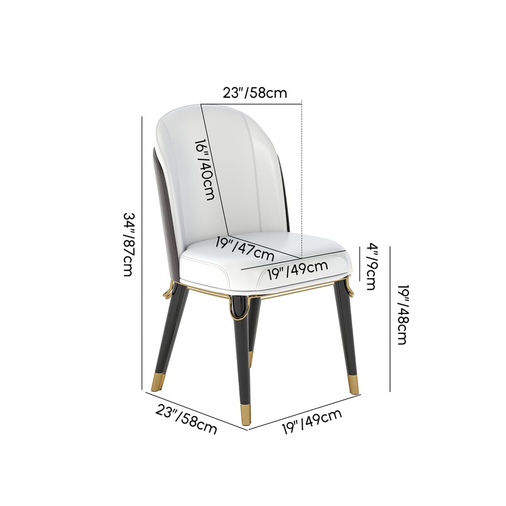 Dining Set 63" Modern Rectangle Sintered Stone Dining Table with 4 Chairs weights dimensions image