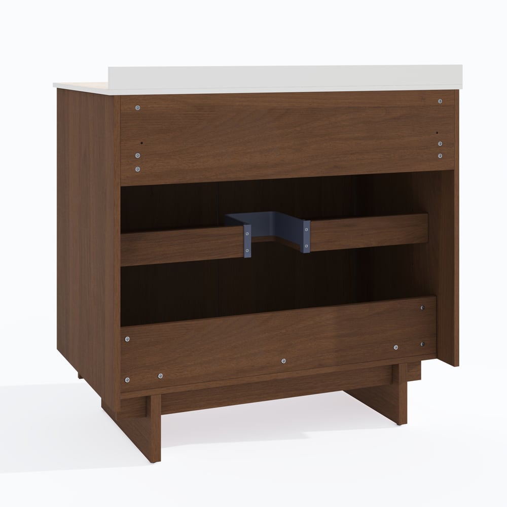 Panvyr 92cm Single Bathroom Vanity with Sink and Sintered Stone Top window image